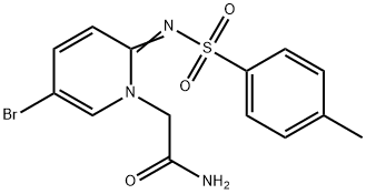 (E)-2-(5-BroMo-2-(tosyliMino)pyridin-1(2H)-yl)acetaMide Struktur