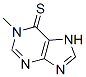 1,7-Dihydro-1-methyl-6H-purine-6-thione Struktur