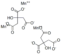 trimanganese dicitrate  Struktur