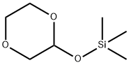 (1,4-Dioxan-2-yloxy)(trimethyl)silane Struktur