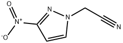 (3-nitro-1H-pyrazol-1-yl)acetonitrile Struktur