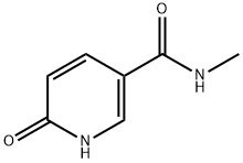 N-methyl-6-oxo-1,6-dihydropyridine-3-carboxamide Struktur