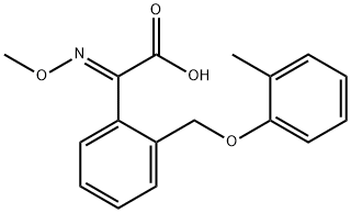 (αE)-α-(MethoxyiMino)-2-[(2-Methylphenoxy)Methyl]benzeneacetic Acid Struktur