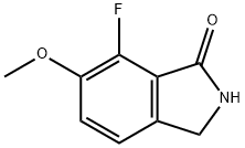 1H-Isoindol-1-one, 7-fluoro-2,3-dihydro-6-Methoxy- Struktur