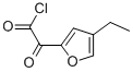 2-Furanacetyl chloride, 4-ethyl-alpha-oxo- (9CI) Struktur