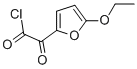 2-Furanacetyl chloride, 5-ethoxy-alpha-oxo- (9CI) Struktur