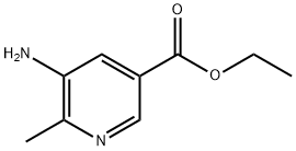 5-aMino-6-Methyl-3-Pyridinecarboxylic acid ethyl ester Struktur