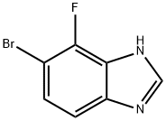 5-Bromo-4-fluoro-1H-benzimidazole 95% Struktur