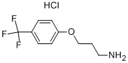 3-(4-(TRIFLUOROMETHYL)PHENOXY)PROPAN-1-AMINE HYDROCHLORIDE Struktur