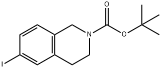 N-BOC-6-IODO-3,4-DIHYDROISOQUINOLINE Struktur