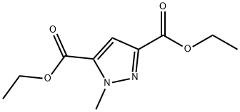 1-METHYL-1 H-PYRAZOLE-3,5-DICARBOXYLIC ACID DIETHYL ESTER Struktur