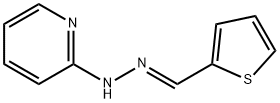 2-Thiophenecarbaldehyde (E)-(pyridin-2-yl)hydrazone Struktur