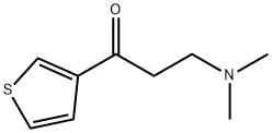 1-PROPANONE, 3-DIMETHYLAMINO-1-(3-THIENYL)-, 100860-96-6, 結構式