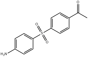 1-[4-[(4-Aminophenyl)sulfonyl]phenyl]ethanone Struktur