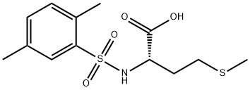 N-(2,5-DiMethylphenylsulfonyl)-S-MethylhoMocysteine Struktur