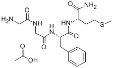 DES-TYR1-METHIONINE ENKEPHALINAMIDE ACETATE SALT Struktur