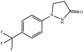 1-[4-(FLUOROMETHYL)PHENYL]-3-HYDROXY-2-PYRAZOLINE Struktur