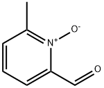 2-Pyridinecarboxaldehyde,6-methyl-,1-oxide(9CI) Struktur