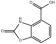 4-BENZOXAZOLECARBOXYLIC ACID, 2,3-DIHYDRO-2-OXO- Struktur