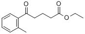 ETHYL 5-(2-METHYLPHENYL)-5-OXOVALERATE Struktur