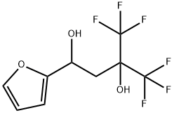 1,3-BUTANEDIOL, 1-(2-FURYL)-4,4,4-TRIFLUORO-3-TRIFLUOROMETHYL- Struktur