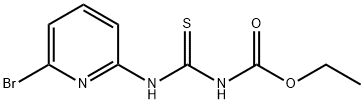 Ethyl (6-BroMo-pyridin-2-ylaMino)carbonothioylcarbaMate Struktur