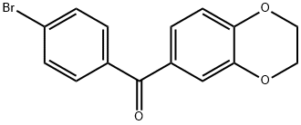 4-BROMO-3',4'-(ETHYLENEDIOXY)BENZOPHENONE Struktur