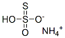 ammonium hydrogen thiosulphate  Struktur