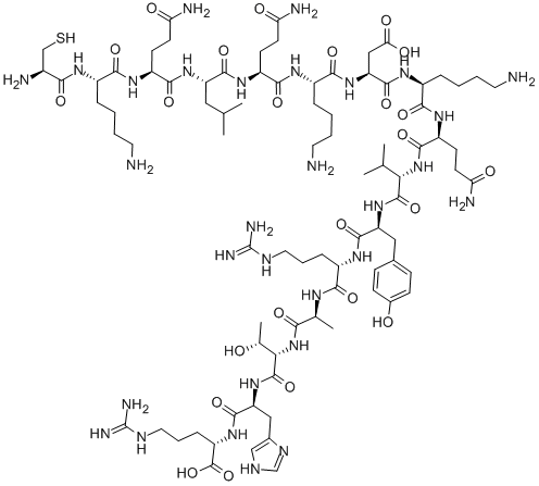 (CYS0)-ADENYLATE CYCLASE-STIMULATING G-ALPHA PROTEIN (28-42) Struktur