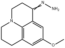 2,3,6,7-Tetrahydro-9-methoxy-1H,5H-benzo[ij]quinolizin-1-one hydrazone Struktur