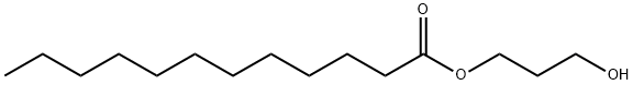 3-hydroxypropyl laurate  Struktur