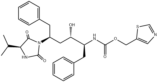 Des(isopropylthiazolyl) Hydantoin Ritonavir Struktur