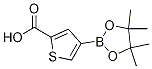 4-(4,4,5,5-TetraMethyl-1,3,2-dioxaborolan-2-yl)thiophene-2-carboxylic acid Struktur