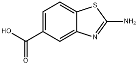 5-Benzothiazolecarboxylicacid,2-amino- Struktur