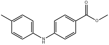 4-P-TOLYLAMINO-BENZOIC ACID METHYL ESTER Struktur