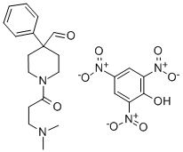 1-(3-(Dimethylamino)propionyl)-4-phenyl-4-piperidinecarboxaldehyde pic rate Struktur