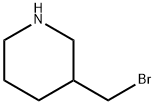 3-(溴甲基)哌啶 結(jié)構(gòu)式