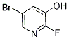 5-BROMO-2-FLUORO-3-HYDROXYPYRIDINE Struktur