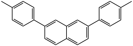 Naphthalene, 2,7-bis(4-methylphenyl)- Struktur