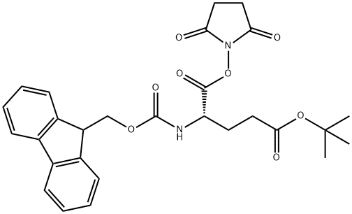 FMOC-GLU(OTBU)-OSU Struktur