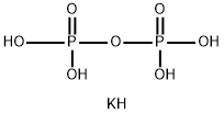 diphosphoric acid, potassium salt Struktur