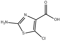 4-Thiazolecarboxylic acid, 2-aMino-5-chloro- Struktur