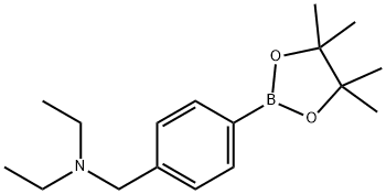 N-Ethyl-N-(4-(4,4,5,5-tetraMethyl-1,3,2-dioxaborolan-2-yl)benzyl)ethanaMine Struktur