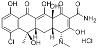 4-EPICHLORTETRACYCLINE HYDROCHLORIDE Struktur