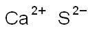Calcium sulfide (CaS), solid soln. with strontium sulfide, bismuth and europium-doped Struktur