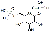 alpha-D-glucose 1,6-bis(dihydrogen phosphate)  Struktur