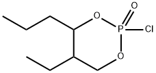 2-Chloro-5-ethyl-4-propyl-1,3,2-dioxaphosphorinane 2-oxide Struktur