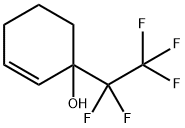 3-HYDROXY-3-(PENTAFLUOROETHYL)CYCLOHEXENE Struktur