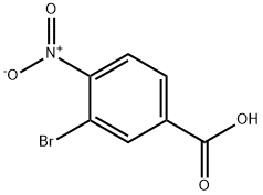 3-ブロモ-4-ニトロ安息香酸 化學(xué)構(gòu)造式