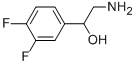 2-amino-1-(3,4-difluorophenyl)ethanol Struktur